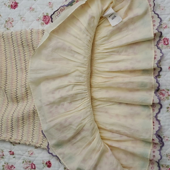 Loveshackfancy Jax smocked ruffle mini dress S - Picture 13 of 17